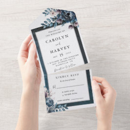 Casamento Elegante Marble Azul
