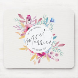 Casamento Elegante Recém-Casados | Mousepad