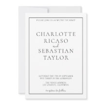 Casamento elegante simples