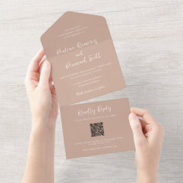 Casamento Elegante Simples Paulina Modern Tan