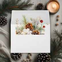 Casamento Elegante Winter Evergreen e Rowan Berrie