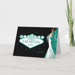 Casamento em Fabulosa Las Vegas Cartão "Salve a Da