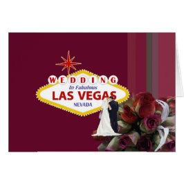 Casamento Em Fabuloso Cartão Las Vegas