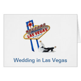 Casamento em Las Vegas, noiva arrastando o cartão 