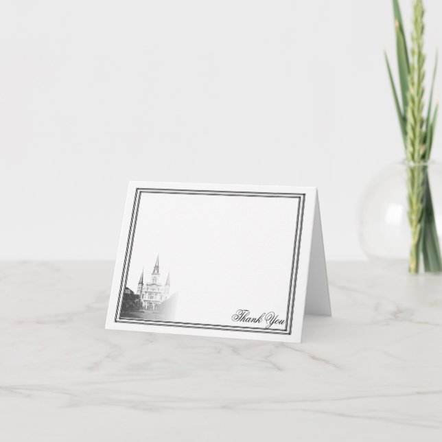 Casamento em New Orleans Agradecimento (Frente)