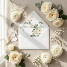 Casamento em Vinhedo com Aquarela de Rosa Branca