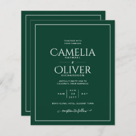 Casamento Emerald Green MONOCHROME