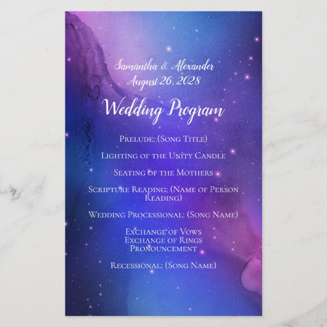 Casamento Espacial Exterior da Nebulosa Celestial  (Frente)