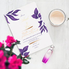 Casamento Eucalipto Dourado e Purple Emerald