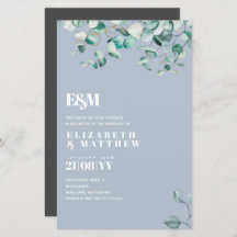 Casamento EUCALYPTUS Azul Dusty
