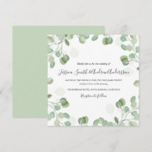 Casamento Eucalyptus Convite Greenery Rustic Boho