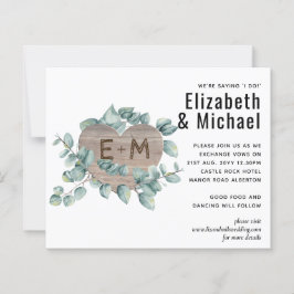 Casamento Eucalyptus - Folhas de Aquarela