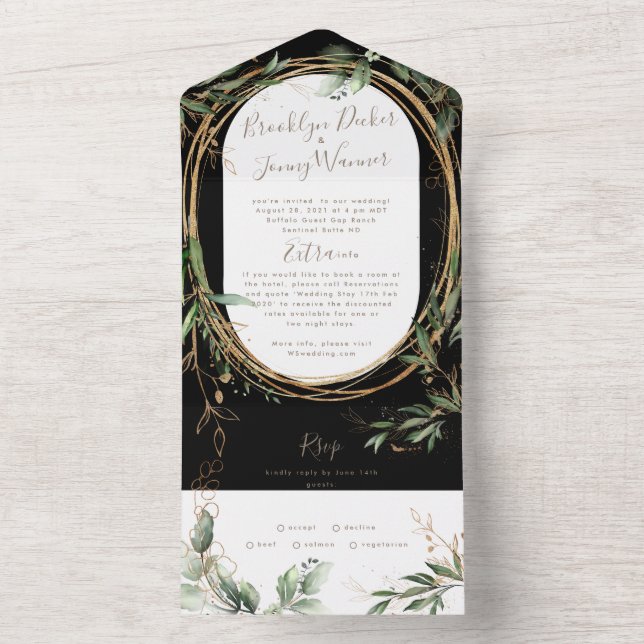 Casamento Eucalyptus Negra Onyx Premium (Interno)