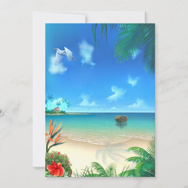 Casamento Exótico de Praia (Frente)