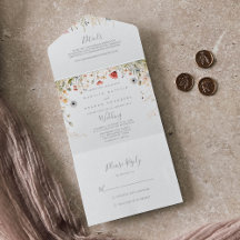 Casamento Feliz Colorido Boho Wildflower