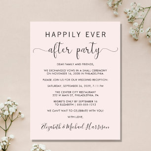 Casamento Feliz De Todos Os Dias Após Convite Ros