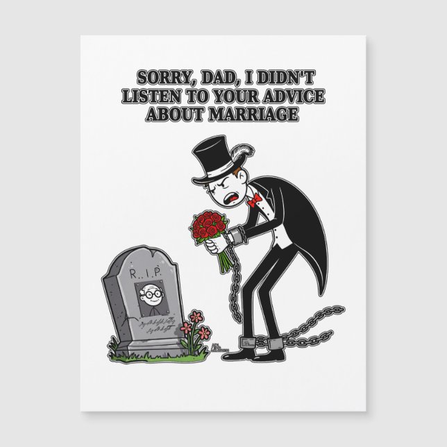 Casamento feliz engraçado (Frente)