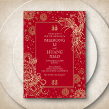 Casamento Fênix do Dragão Chinês