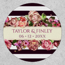 Casamento Fibrado Floral Moderno Vintage Personali