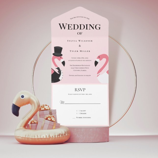 Casamento Flamingo Rosa (Criador carregado)