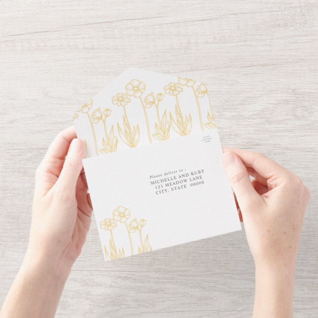 Casamento Floral Amarelo Dourado e Branco (Abertura)