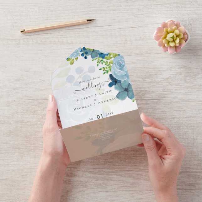 Casamento Floral Azul com Dusty (Vídeo)