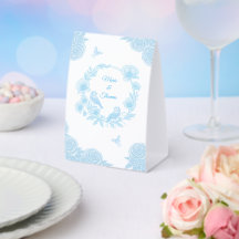 Casamento Floral Azul Romântico