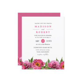 Casamento Floral Bonito de Magenta Rosa-Rosa