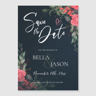 Casamento Floral Bonito Peach Orange Elegante