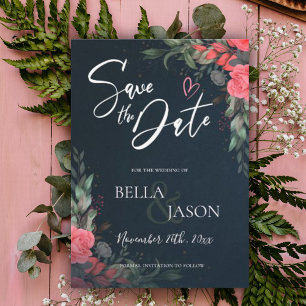 Casamento Floral Bonito Peach Orange Elegante