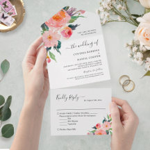Casamento Floral Botânico Por Aquarela