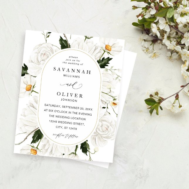 Casamento Floral Branca de Daisy de Orçamento V3 (Criador carregado)