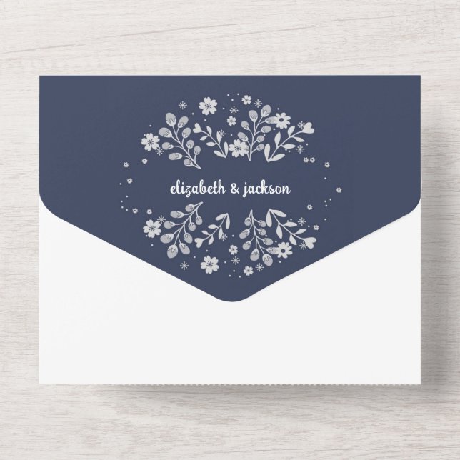 Casamento Floral Branco (Verso)