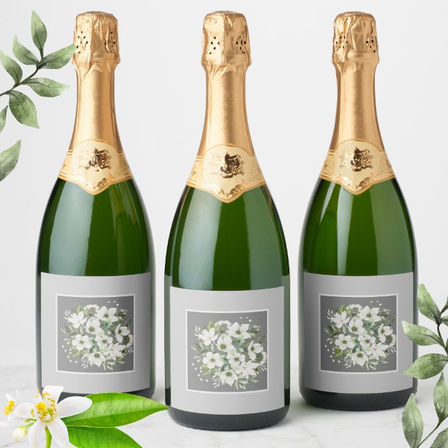 Casamento Floral Branco e Prata Elegante (Criador carregado)