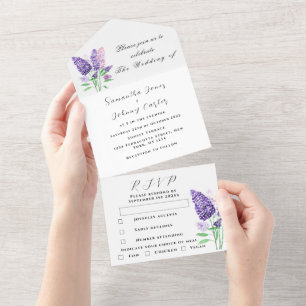 Casamento Floral com Lilás Botânico Roxo
