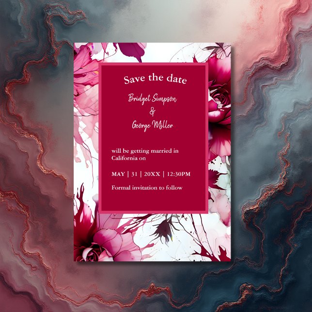 casamento floral cor-de-rosa seguro do abstrato (Criador carregado)