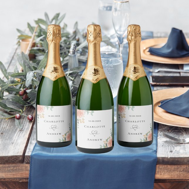 casamento floral de eucalipto verde rosa (Criador carregado)