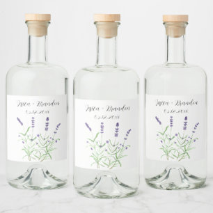 Casamento Floral de Flor de lavanda Purple Waterco