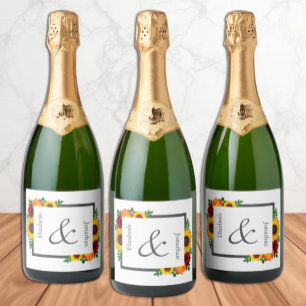 Casamento Floral de Girassol do Pôr do Sol Rosa