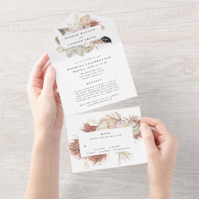Casamento Floral de Grass Grass, Premium Wreath Pa (Aba destacável)