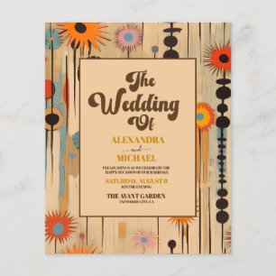 Casamento Floral de Meio século Elegante de Orçame