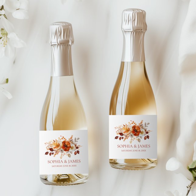 Casamento Floral de Outono Elegante Rústico (Criador carregado)