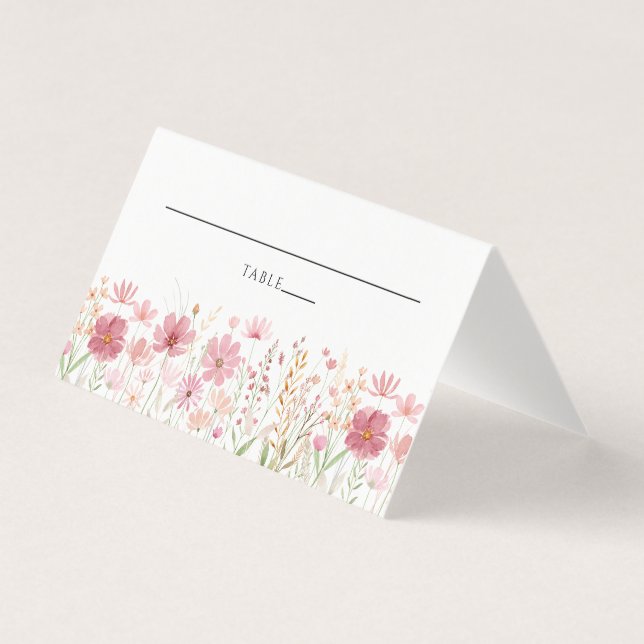 Casamento Floral de Outono Selvagem (Frente)
