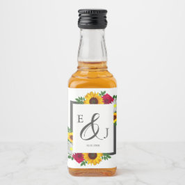 Casamento Floral de Sunflower Rosa Daisy Autumn