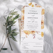 Casamento Floral do Ouro Amarelo