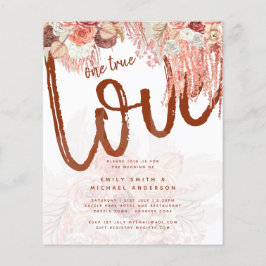 Casamento Floral do Rosa Pampas Grass Terracotta