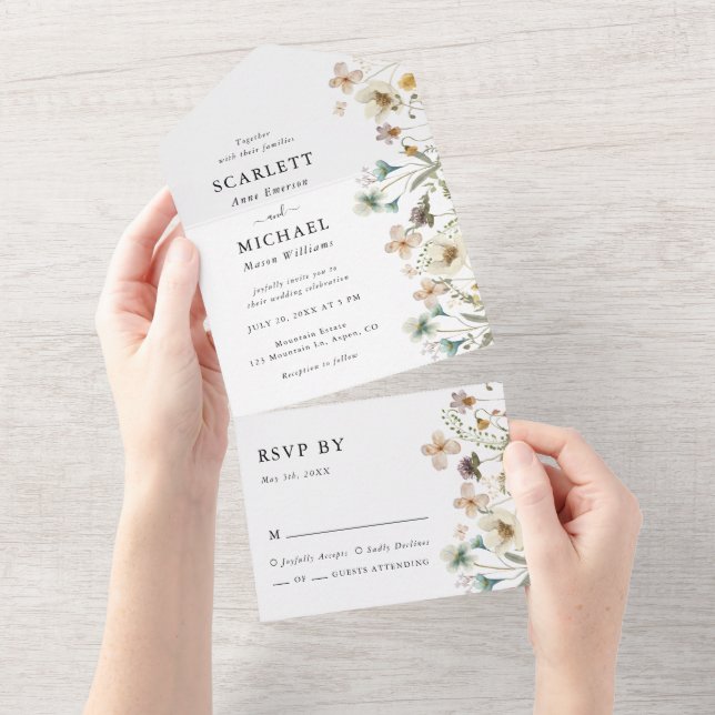 Casamento Floral Elegante (Tearaway)