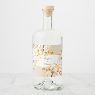 Casamento Floral em Ouro e Marfim Elegante
