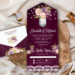Casamento Floral em Tom de Rosa Bege e Roxo em Pot