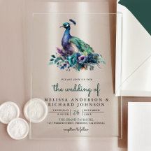 Casamento Floral Esmeralda Verde Pavão